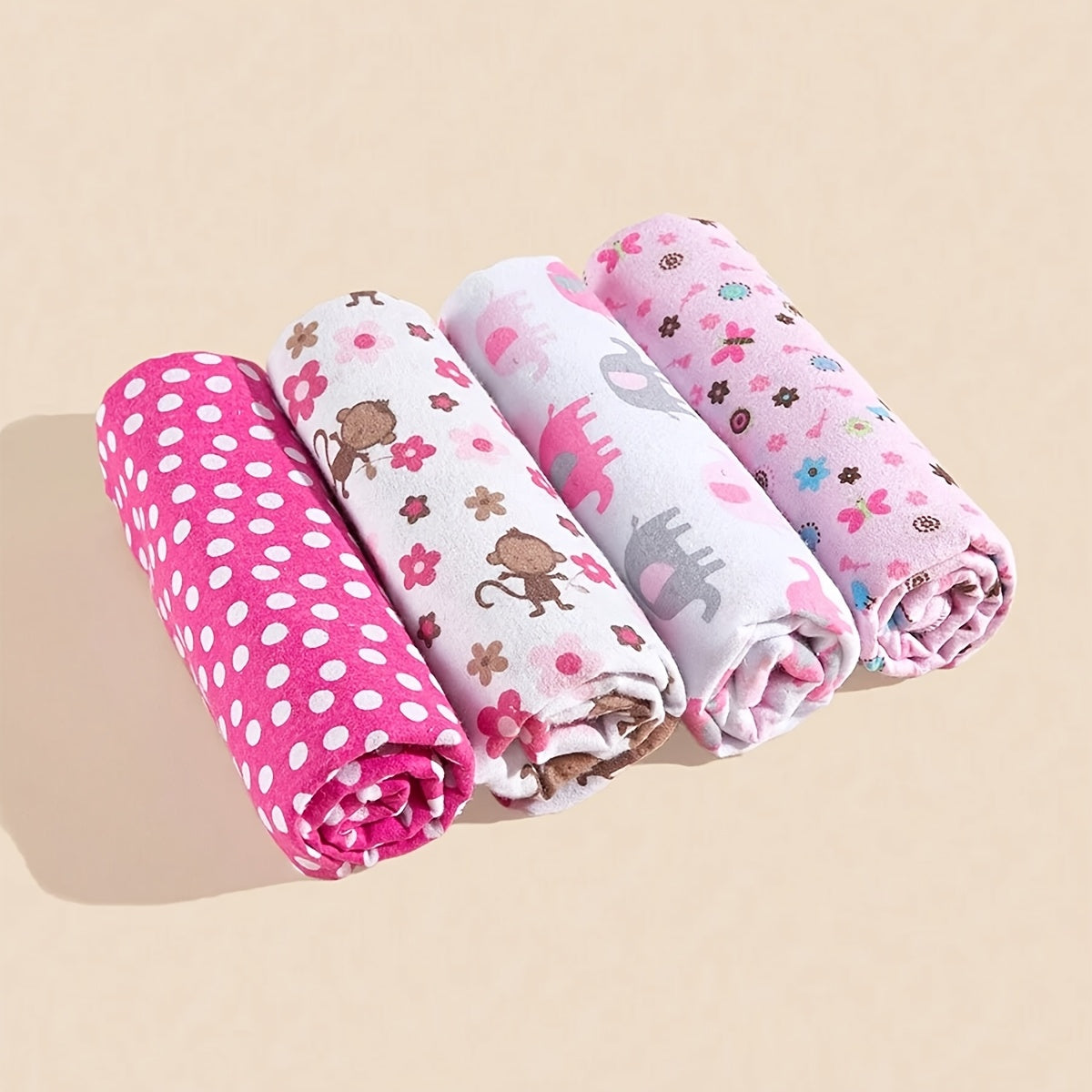 Slumblr® Baby Swaddle Blankets (4 Pcs)