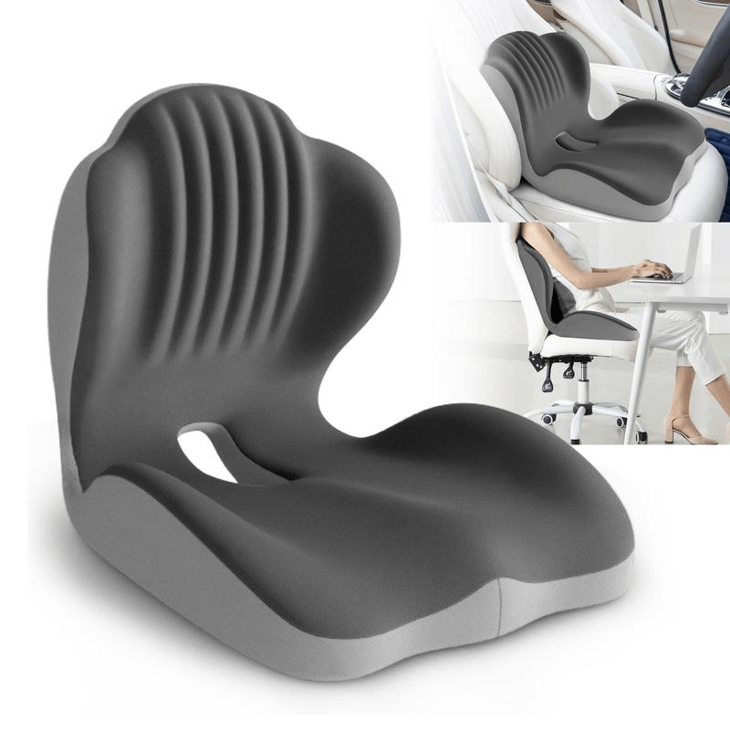 Slumblr® Memory Foam Seat Cushion with Back Support