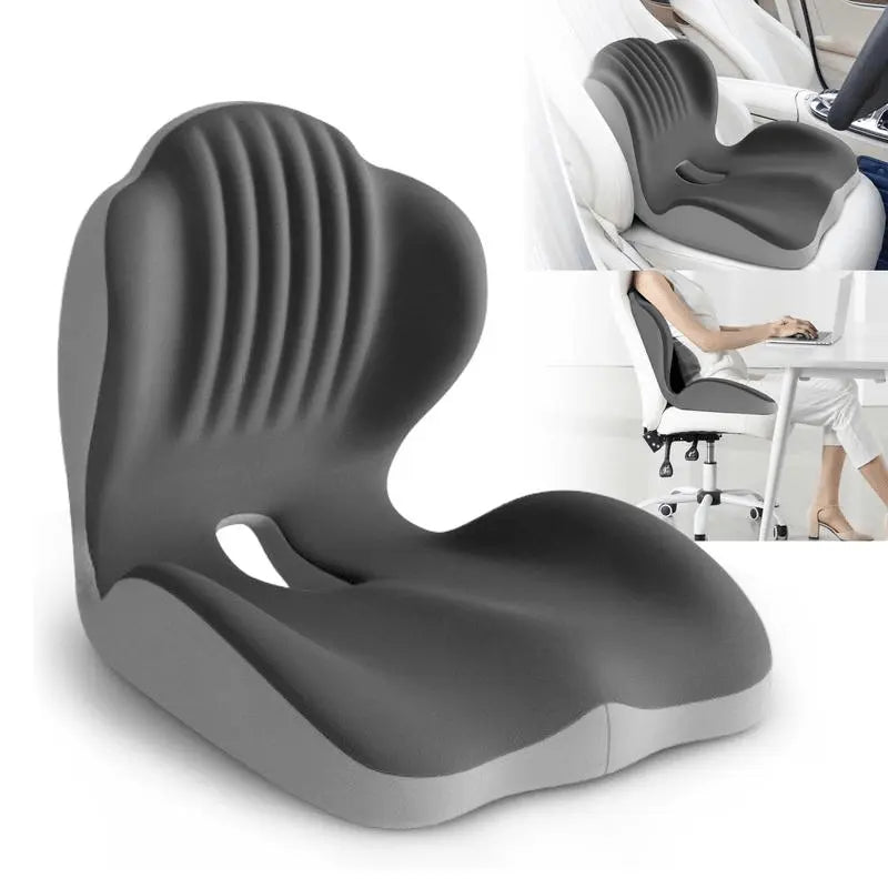 Slumblr® Memory Foam Seat Cushion with Back Support Slumblr