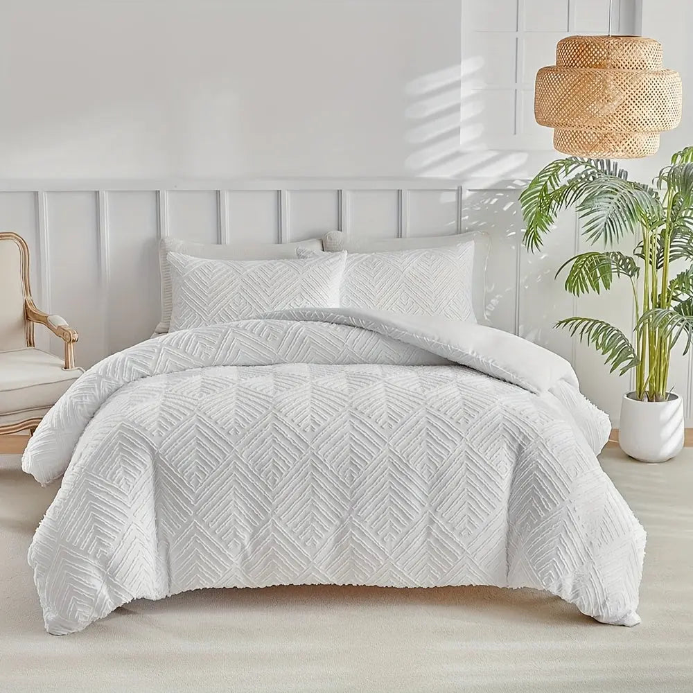 Slumblr® Luxury Tufted Duvet Cover Set Slumblr