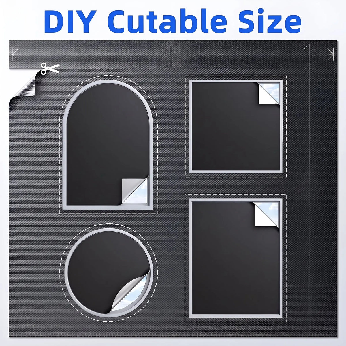 Slumblr® Magnetic Portable Blackout Window Shades