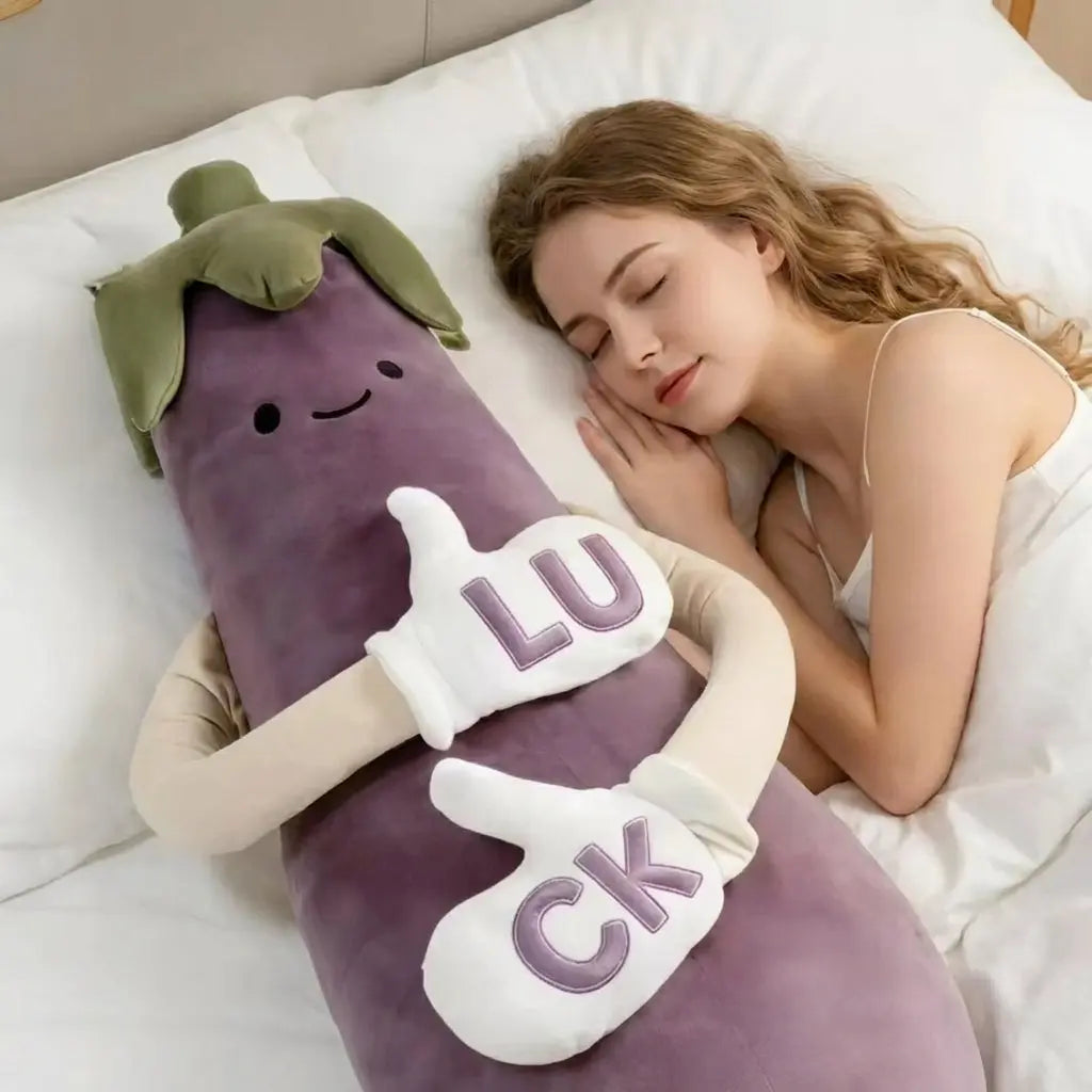 Slumblr® Eggplant Plush Pillow Slumblr