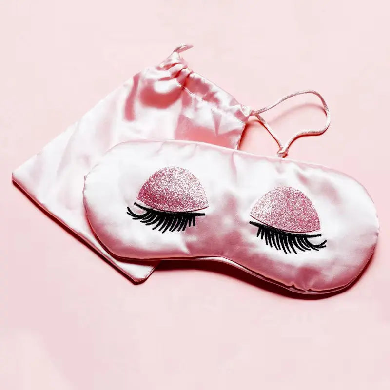 Slumblr® Pink Plush Sleep Mask Slumblr