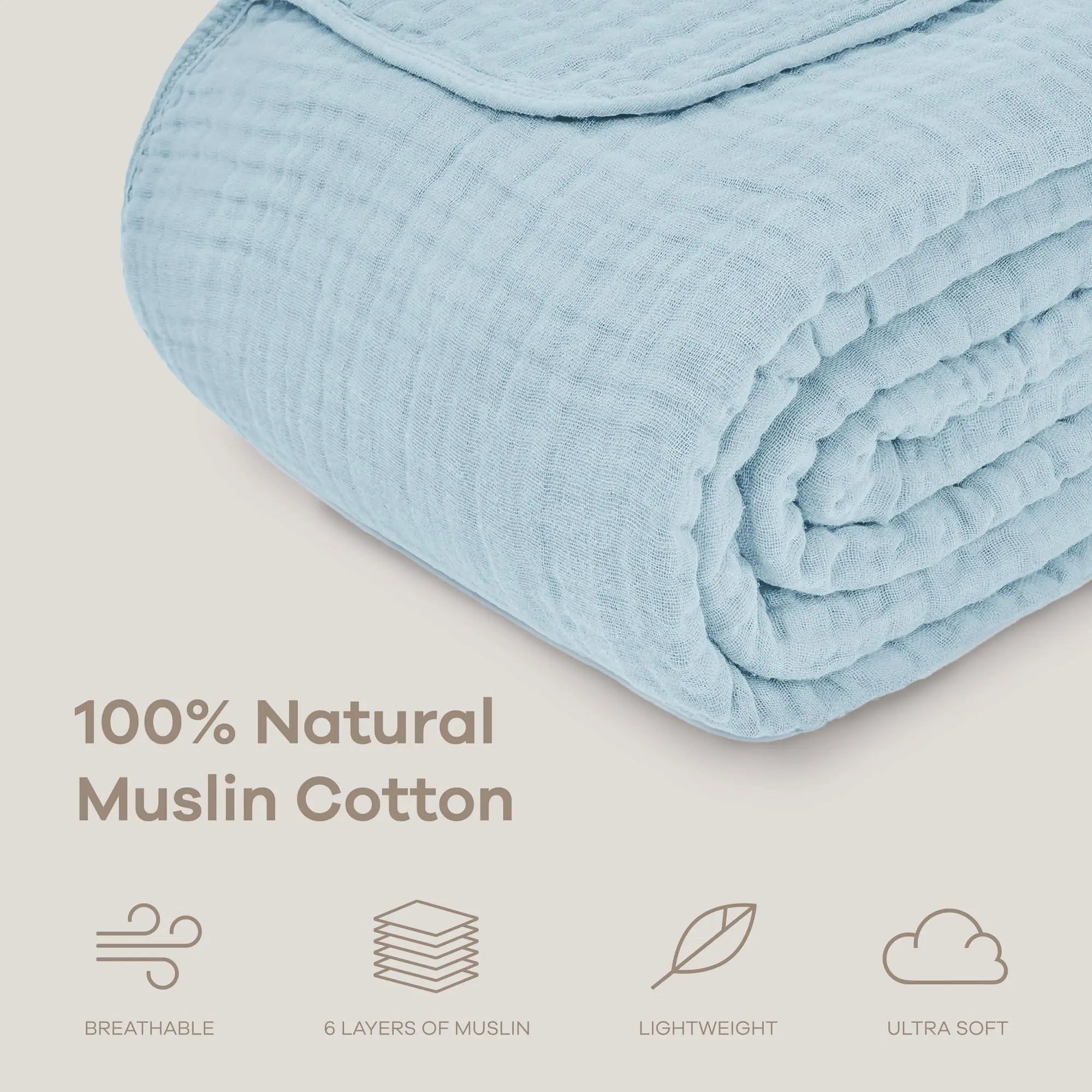 Slumblr® Cotton Muslin Boho Throw Blanket Slumblr