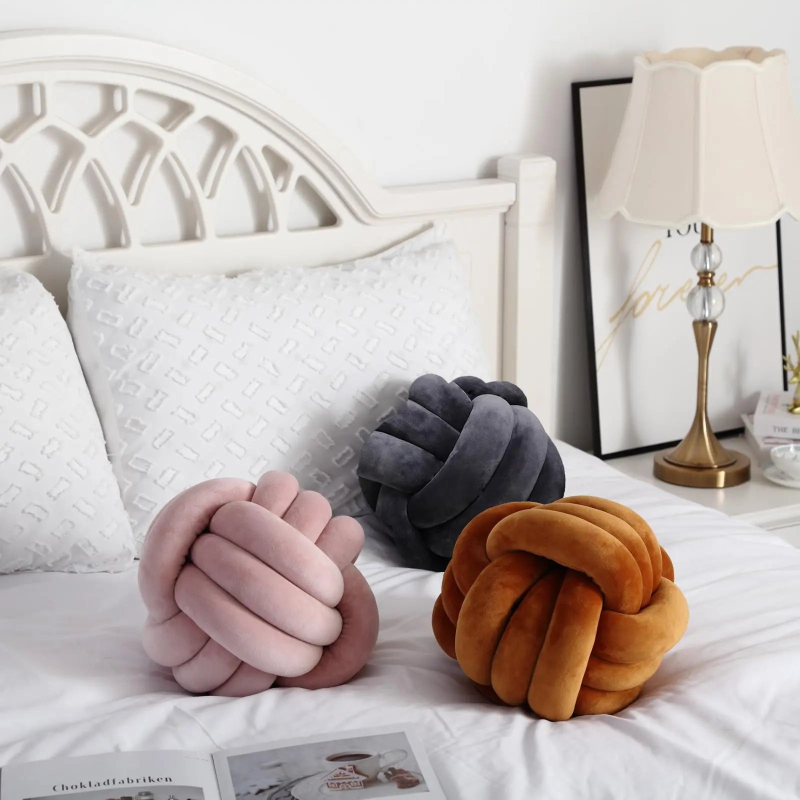 Slumblr® Nordic Woven Knot Ball Pillow Slumblr