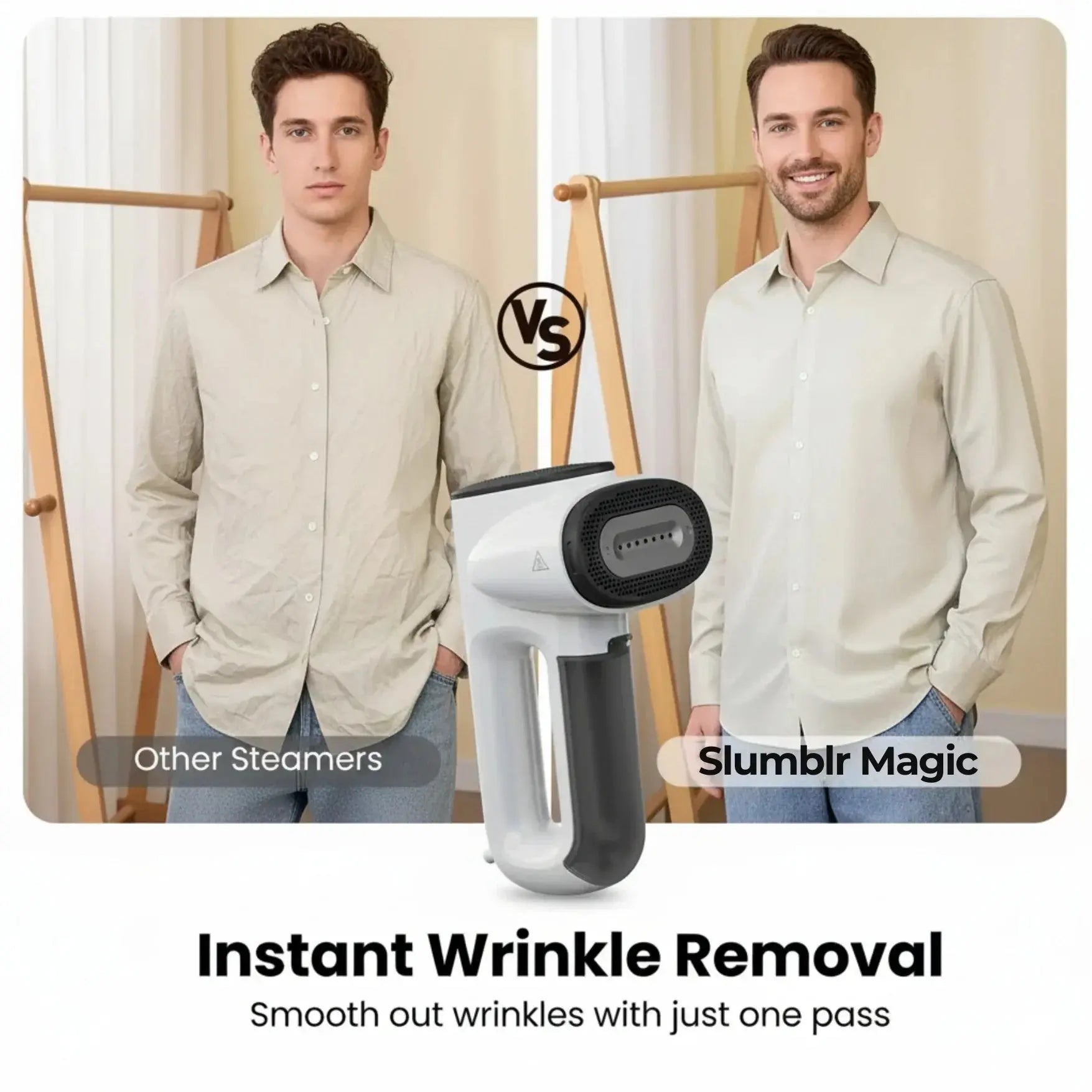 Slumblr® Magic 1 Vacuum Steamer for Clothes Slumblr
