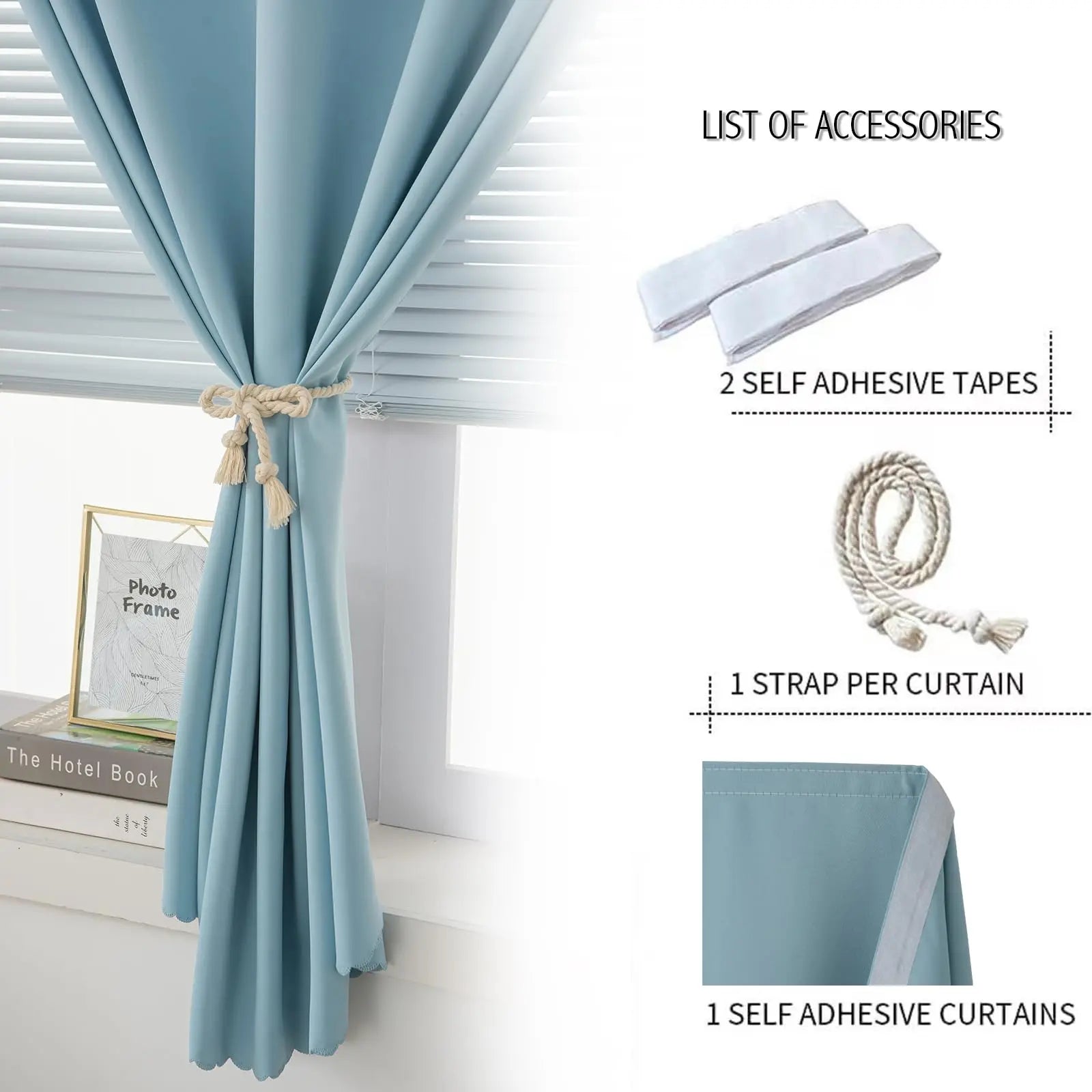 Slumblr® Blackout Velcro Sun Shield Curtain Slumblr