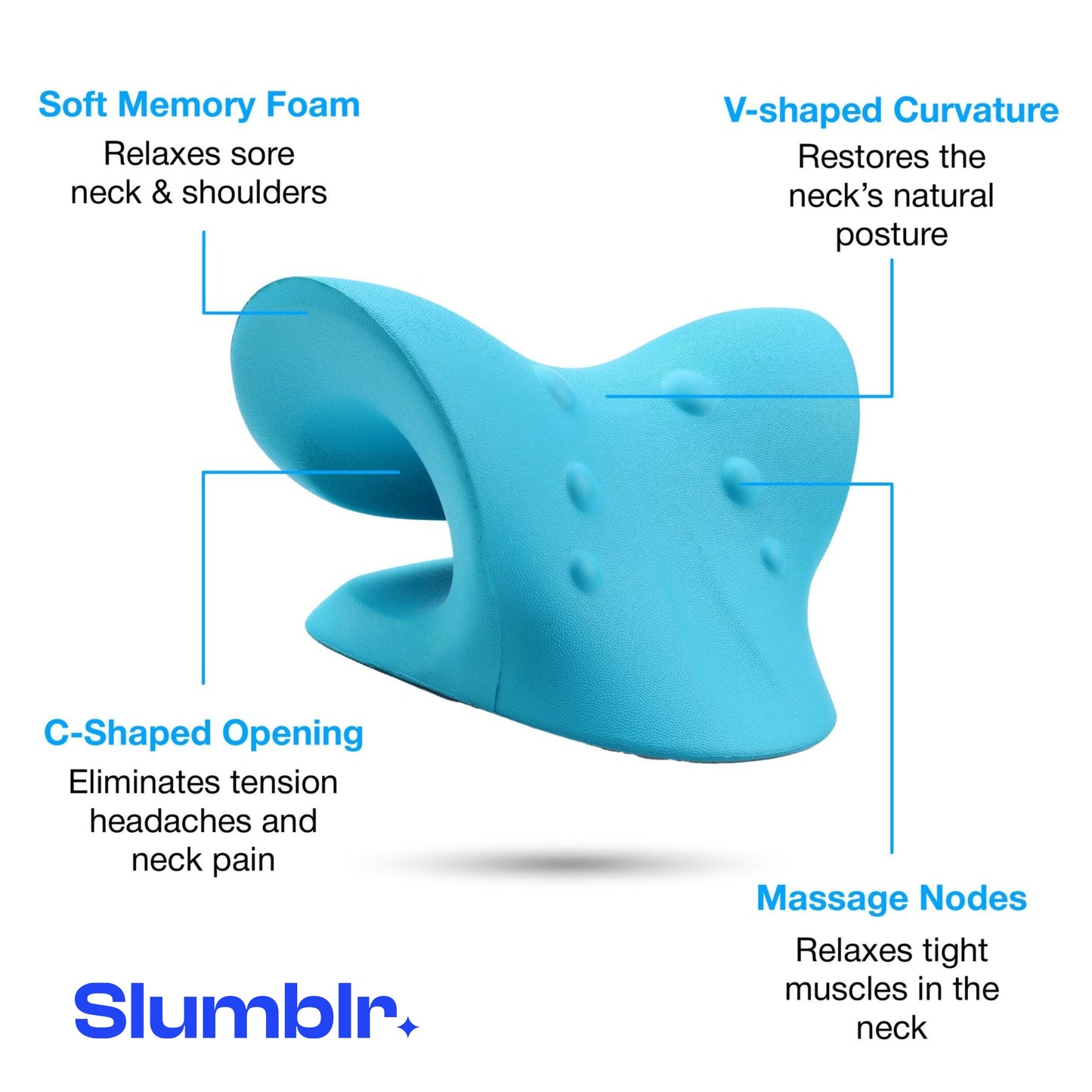Slumblr® C-Shaped Orthopedic Pillow