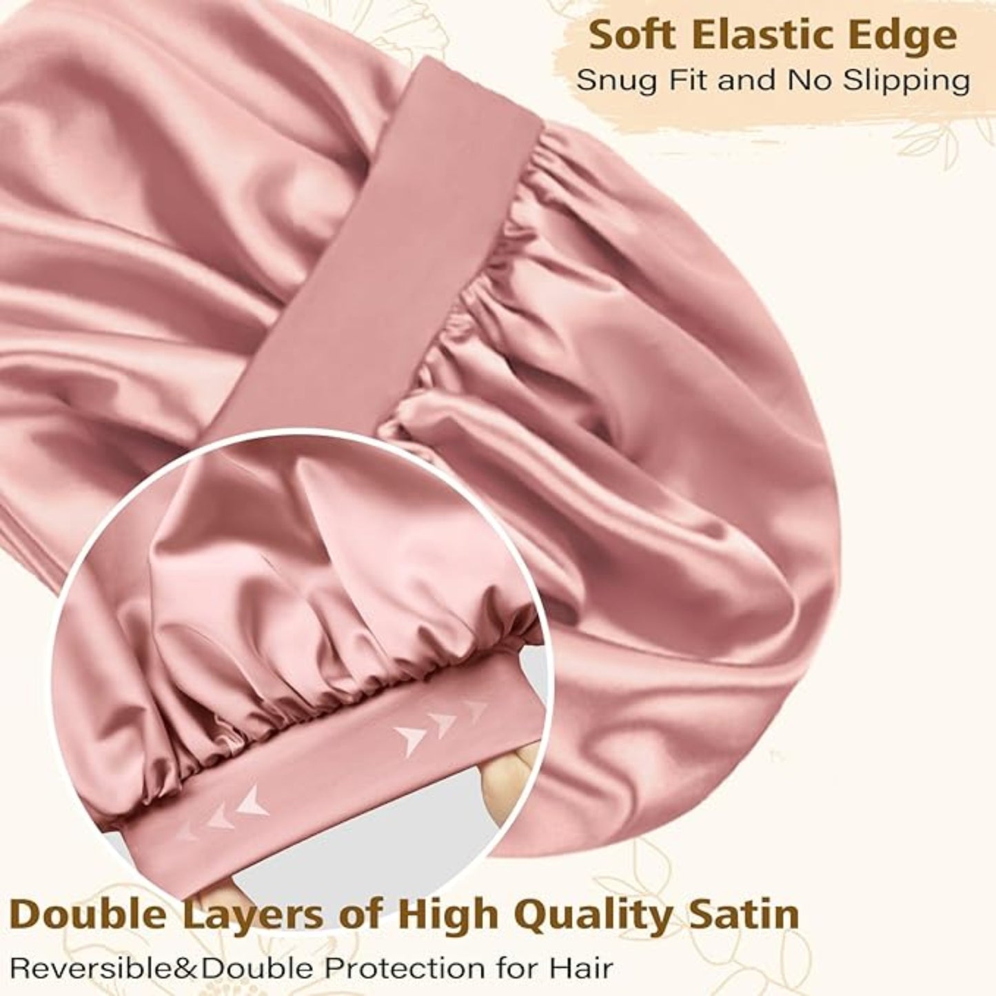 Slumblr® Satin Wide-Brim Shower Cap
