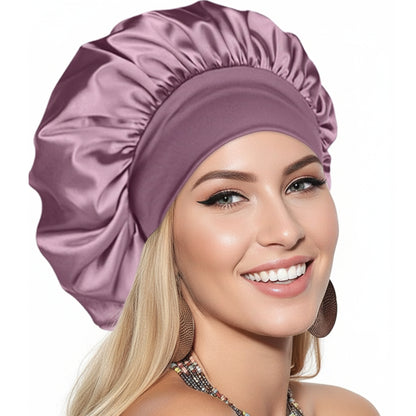 Slumblr® Satin Wide-Brim Shower Cap