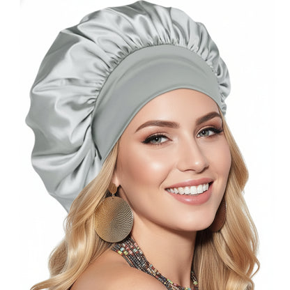 Slumblr® Satin Wide-Brim Shower Cap