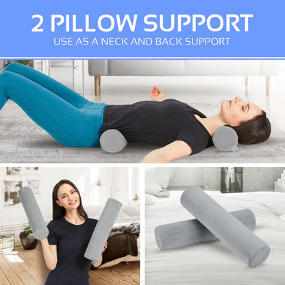 Slumblr® Neck Roll Bolster Pillow (2 Packs)