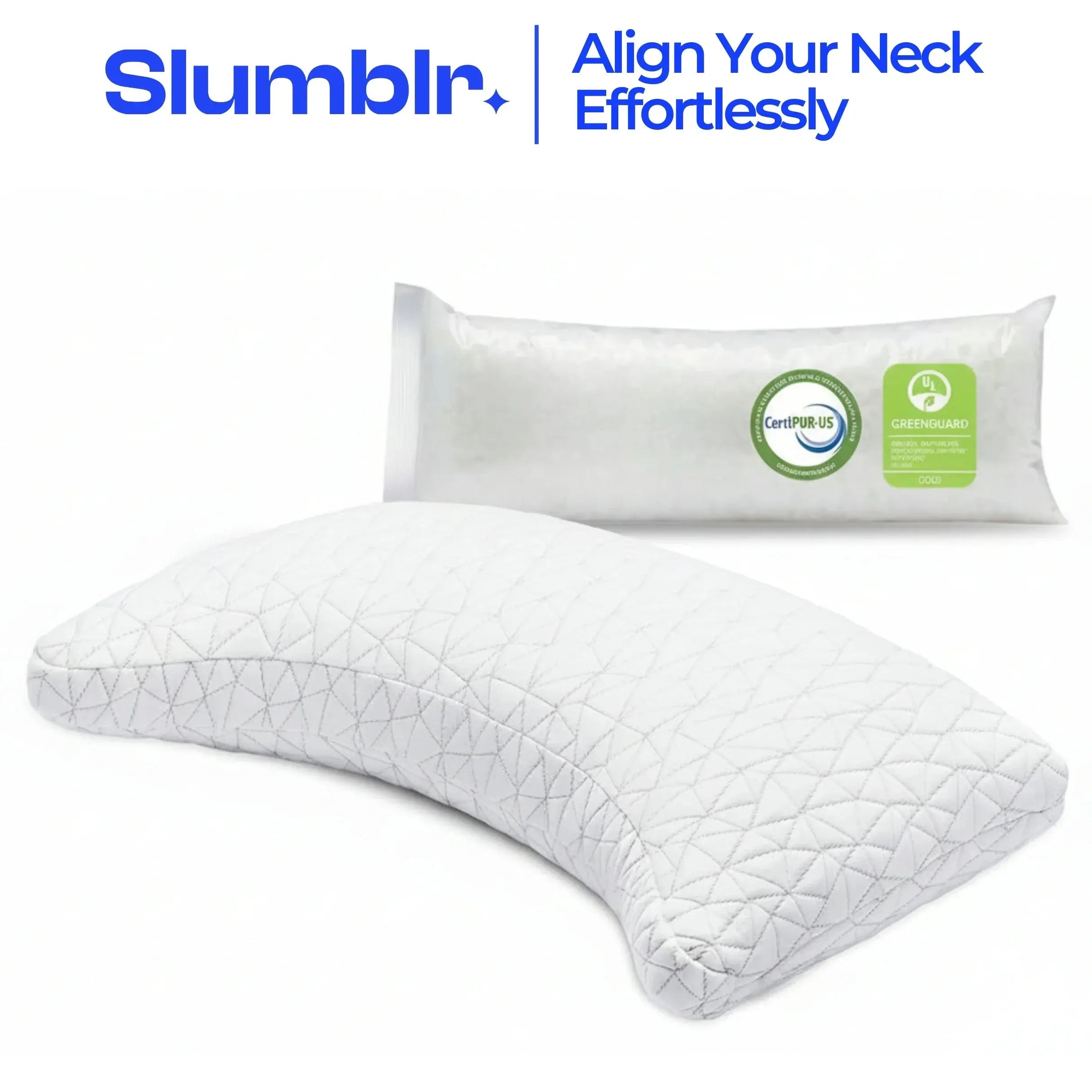 Slumblr® Shredded Memory Foam Adjustable Pillow Slumblr