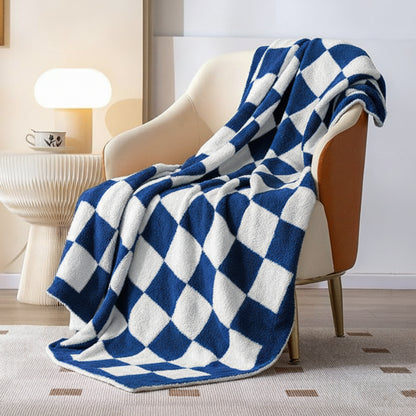 Slumblr® Checkered Flannel Fleece Blanket