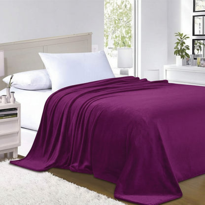 Slumblr® Flannel Coral Fleece Blanket