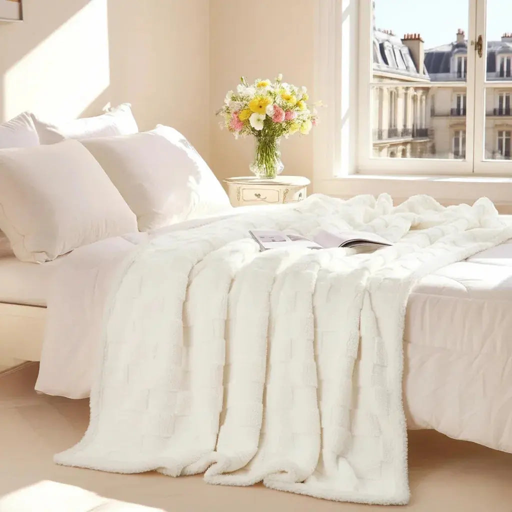 Slumblr® Sherpa Flannel Throw Blanket Slumblr