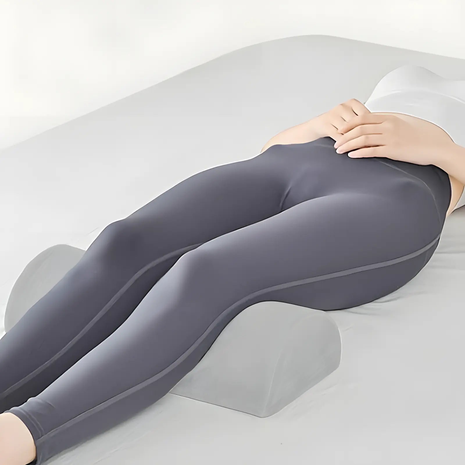 Slumblr® Large Half Moon Bolster Pillow for Legs Slumblr
