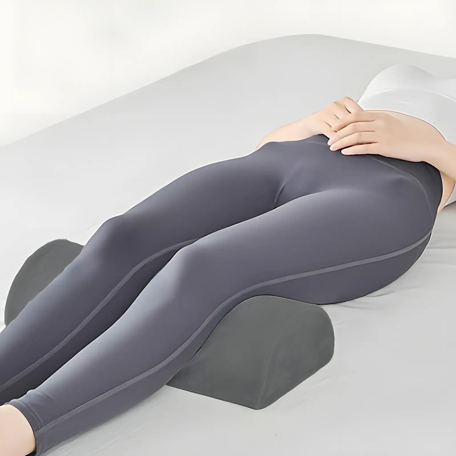 Slumblr® Large Half Moon Bolster Pillow for Legs Slumblr
