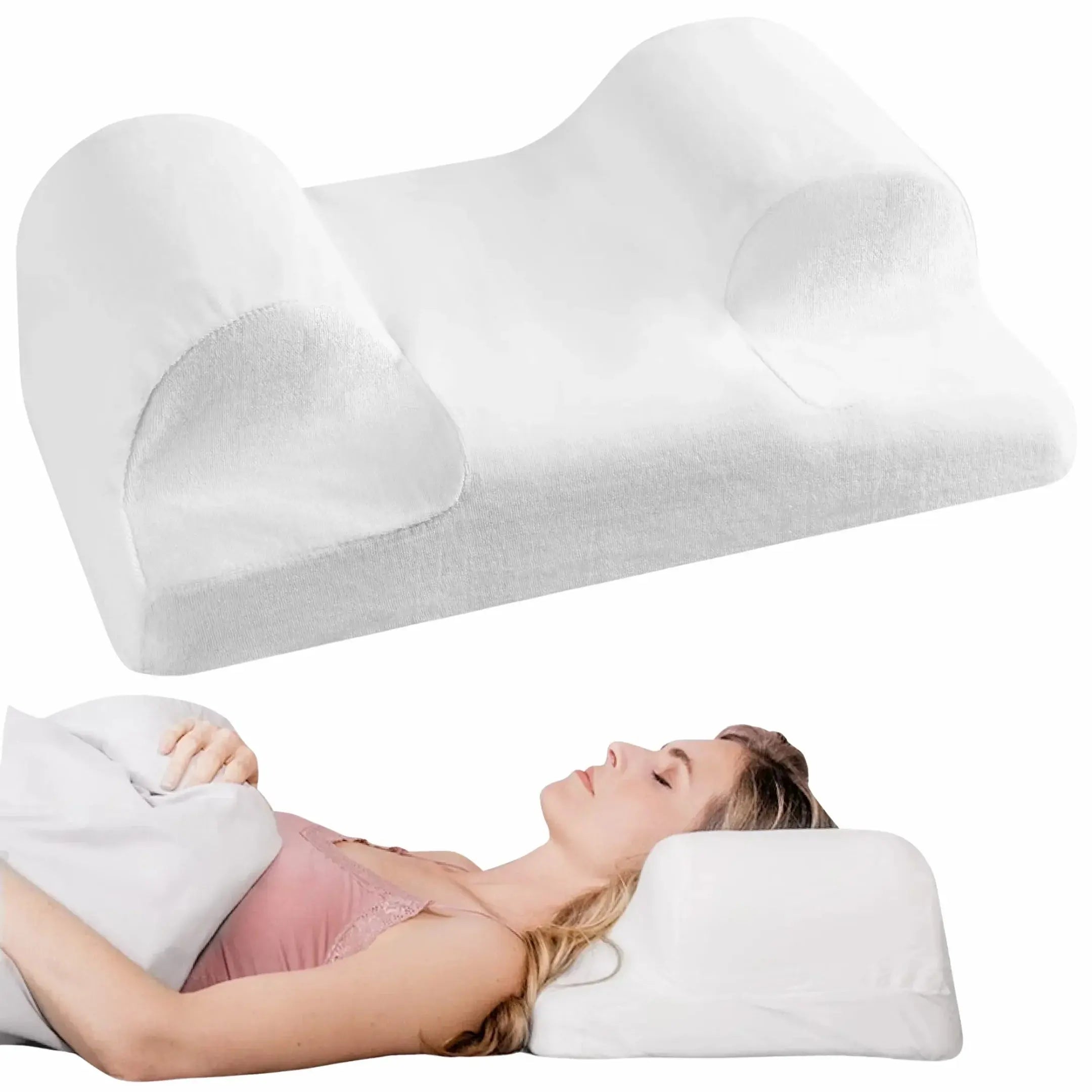 Slumblr® Ergonomic Memory Foam Pillow Contour Cooling Slumblr