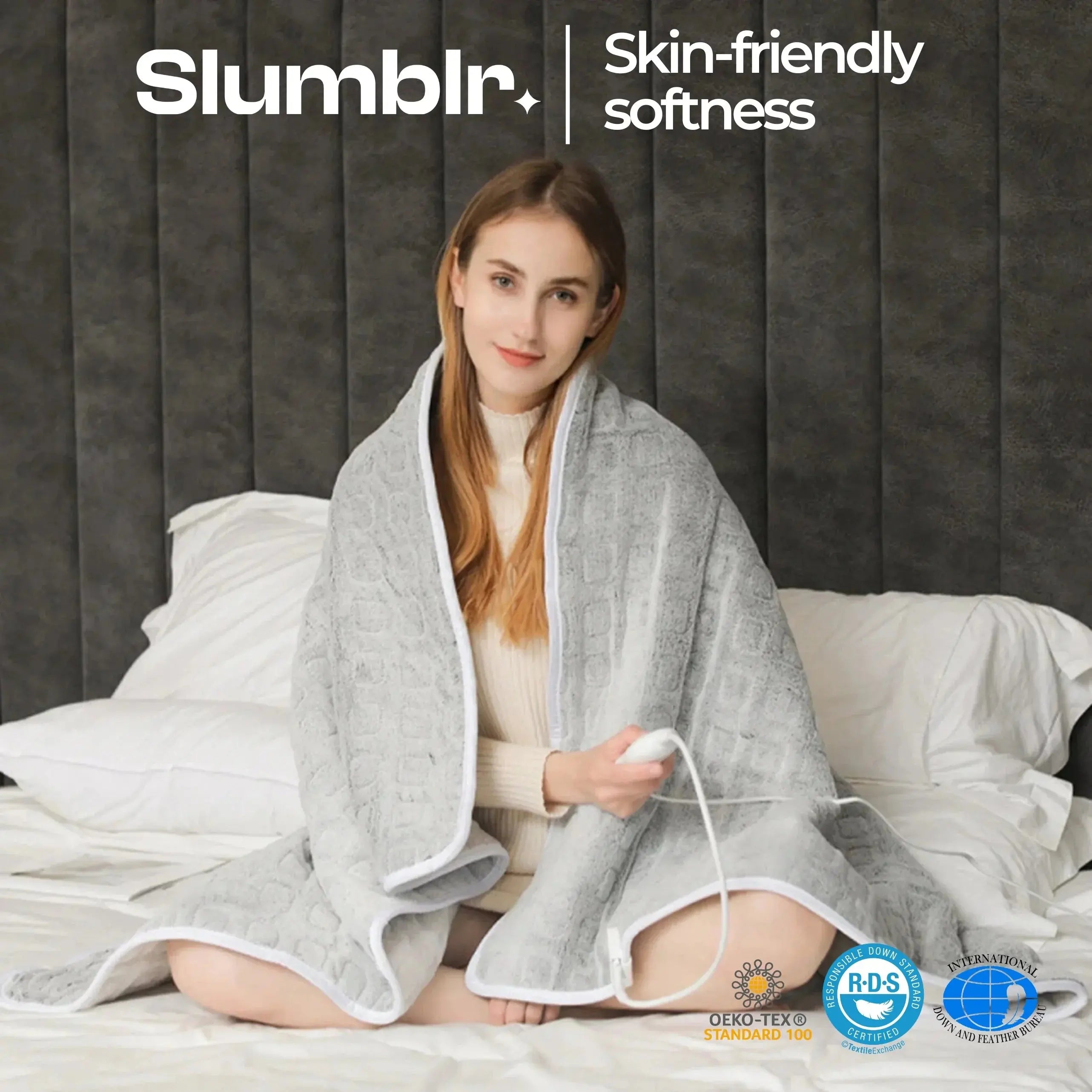 Slumblr® Weighted Heating Comfort Blanket Slumblr