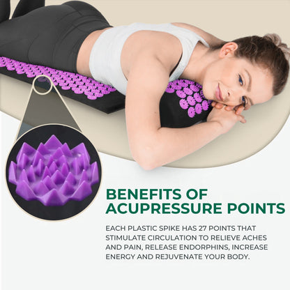 Slumblr® Acupressure Relaxation Mat and Pillow Set