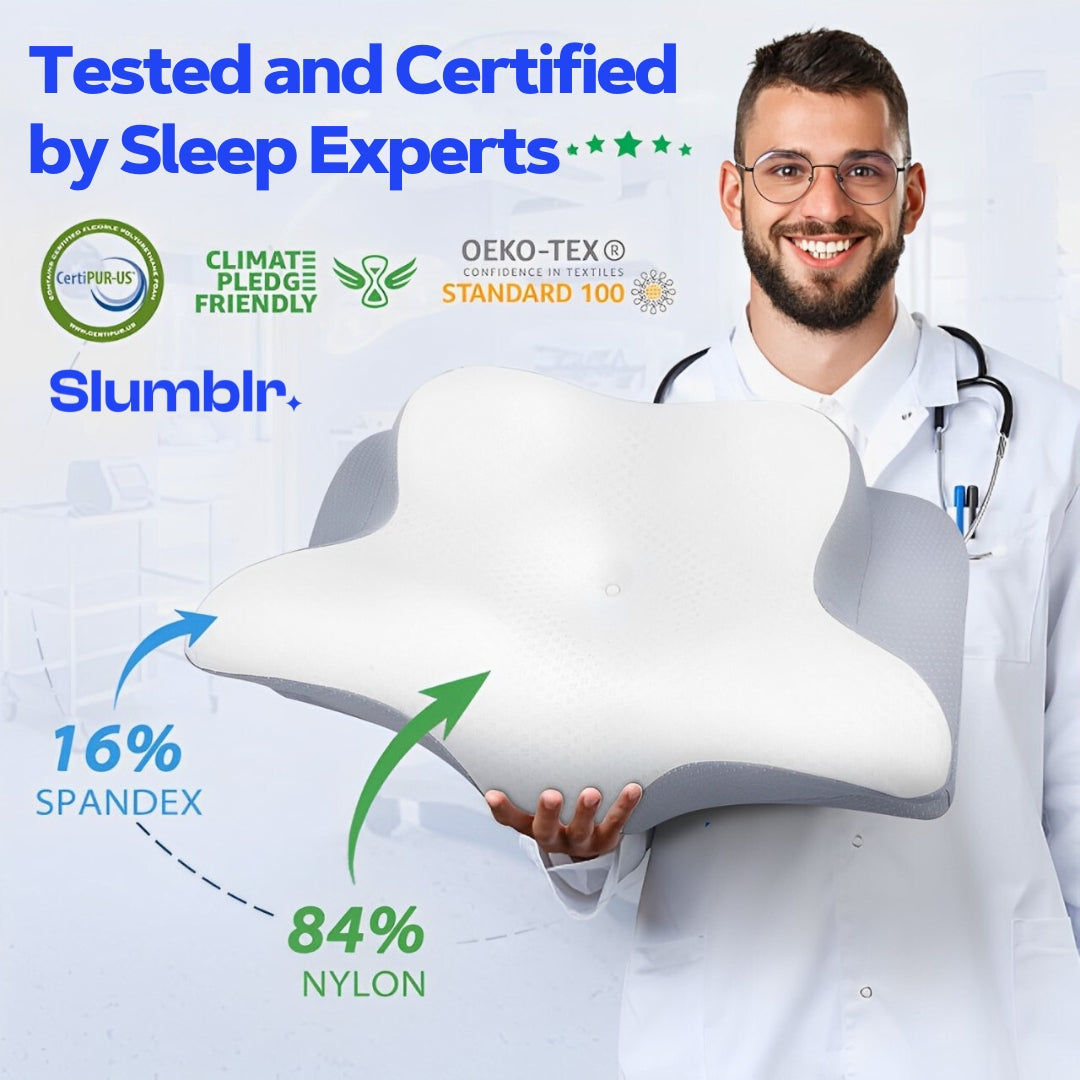 Slumblr® Contour Pillows 2.0: Elevated & Enhanced Thickness