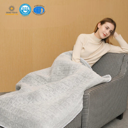Slumblr® Weighted Heating Blanket for Soothing Comfort