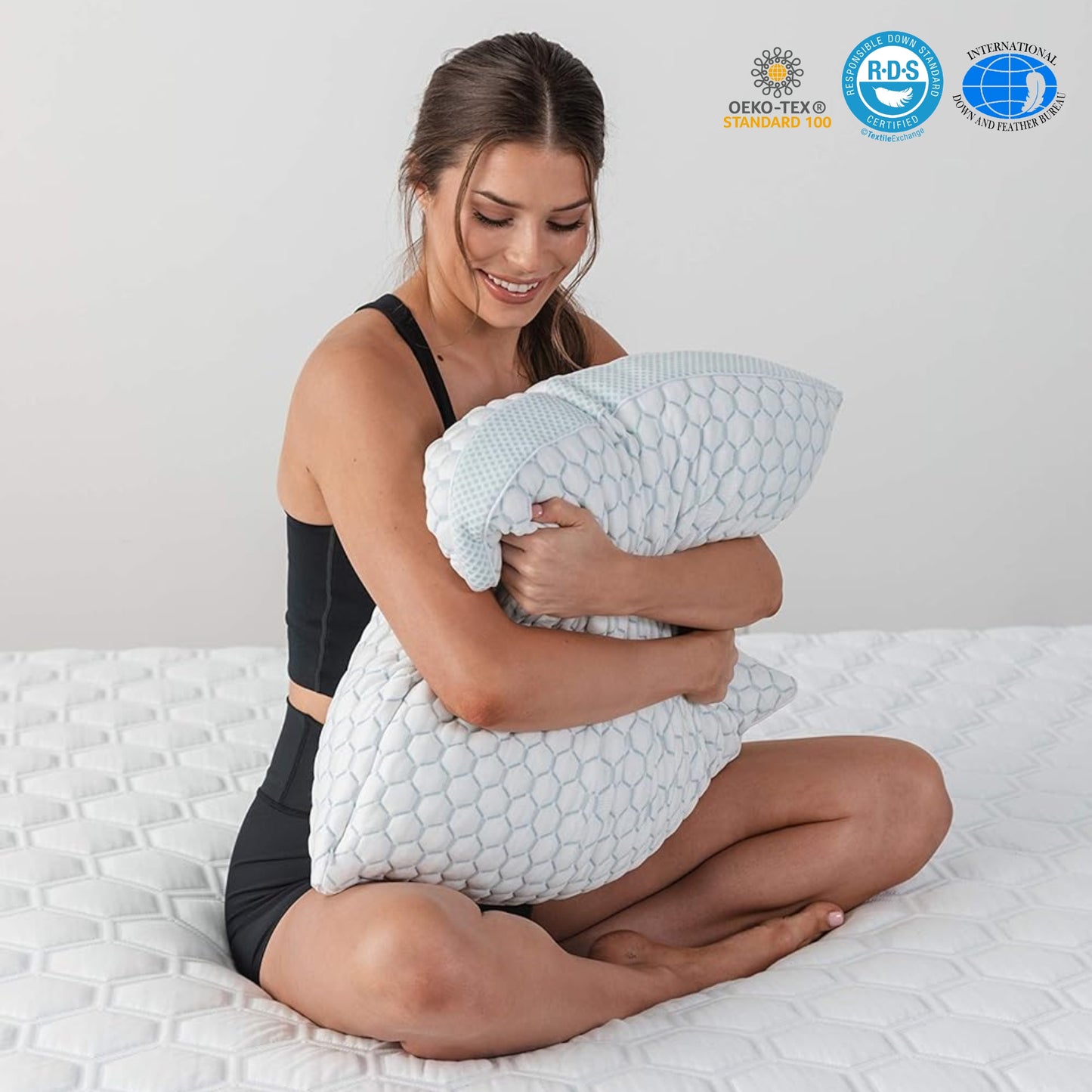 Slumblr® Cooling Shredded Memory Foam Pillow for Adjustable Comfort