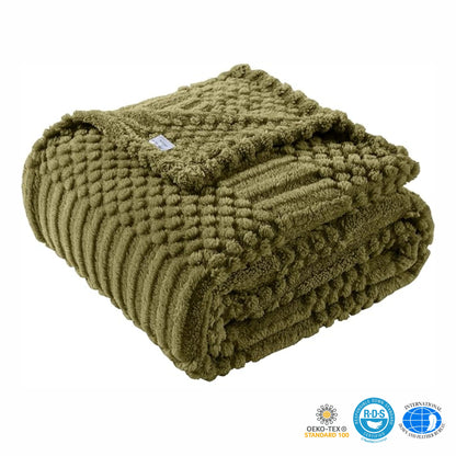 Slumblr® Soft Throw Blanket for Couch or Bed – Lightweight Fleece Boho Blanket