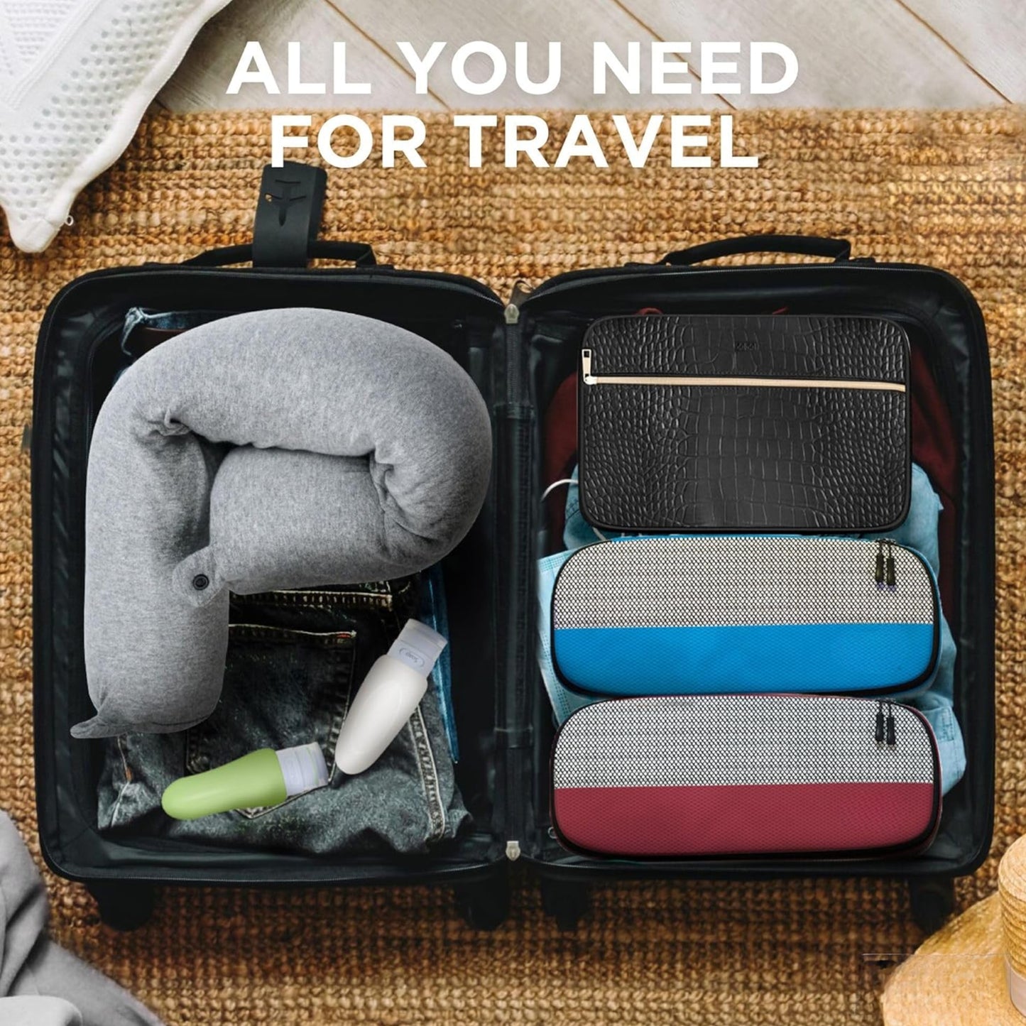 Slumblr® Bendable U-Shaped Travel Pillow