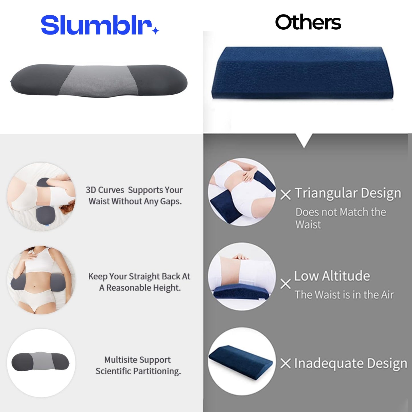 Slumblr® Lumbar Supportive Cushion