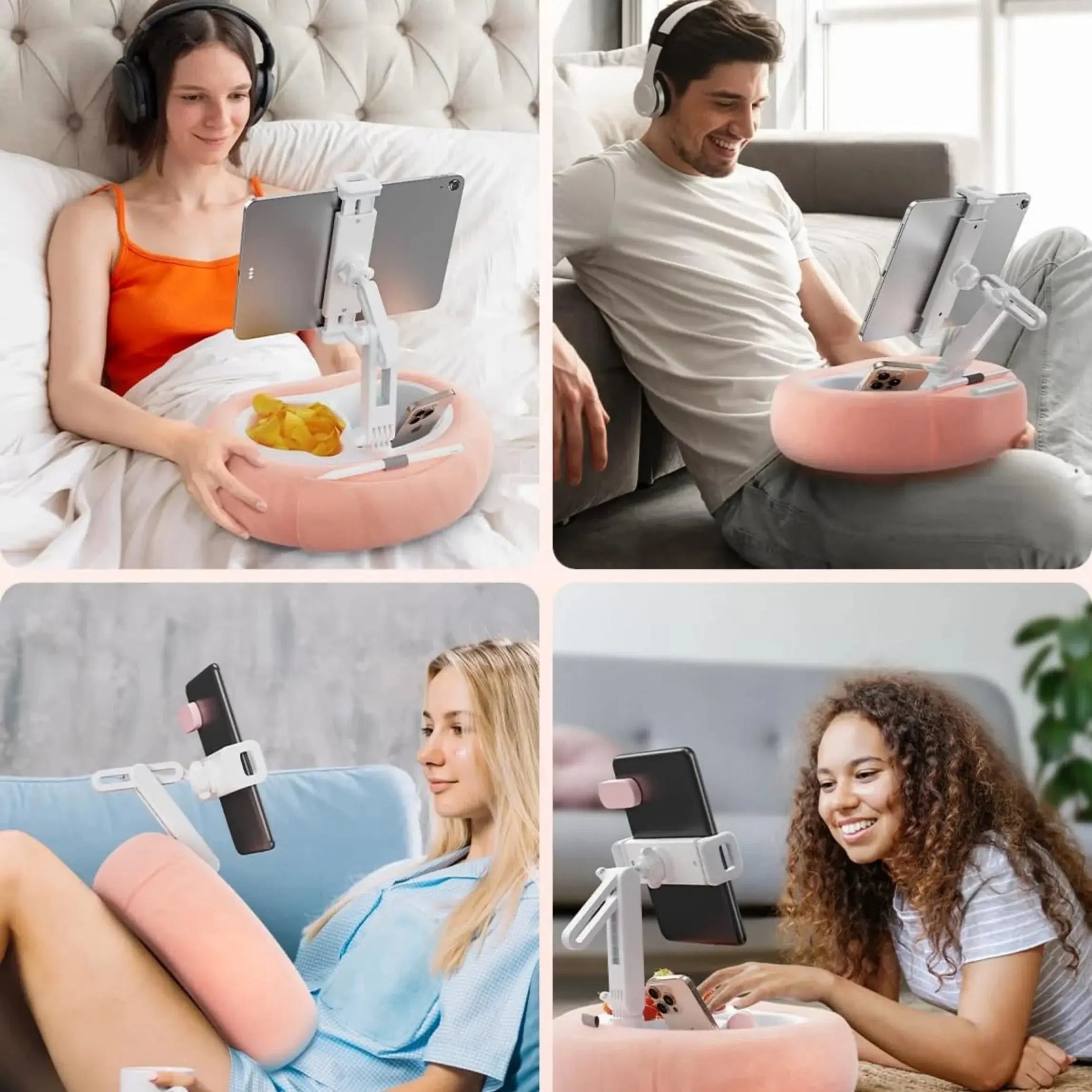 Slumblr® Adjustable Pillow Phone & Tablet Holder Slumblr