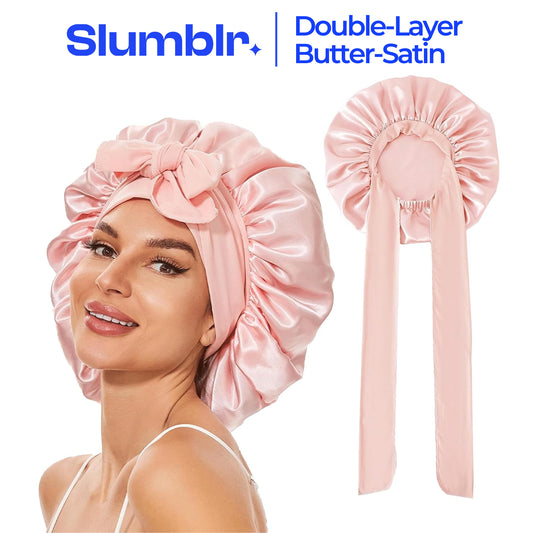 Slumblr® Satin Silk Sleep Bonnet