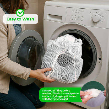 Slumblr® Cotton Adjustable Ear Pillow - Square Shape