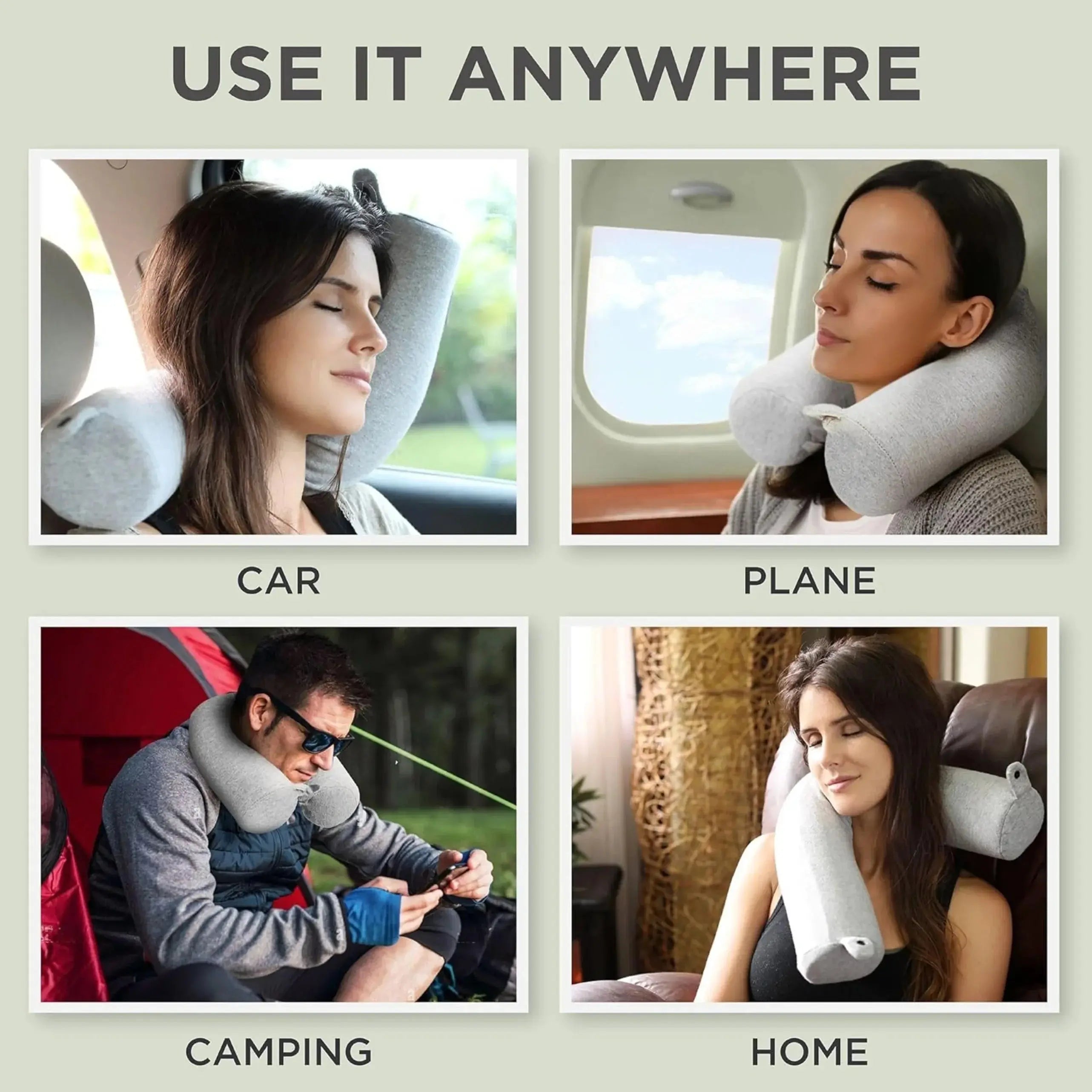 Slumblr® Bendable U-Shaped Travel Pillow Slumblr