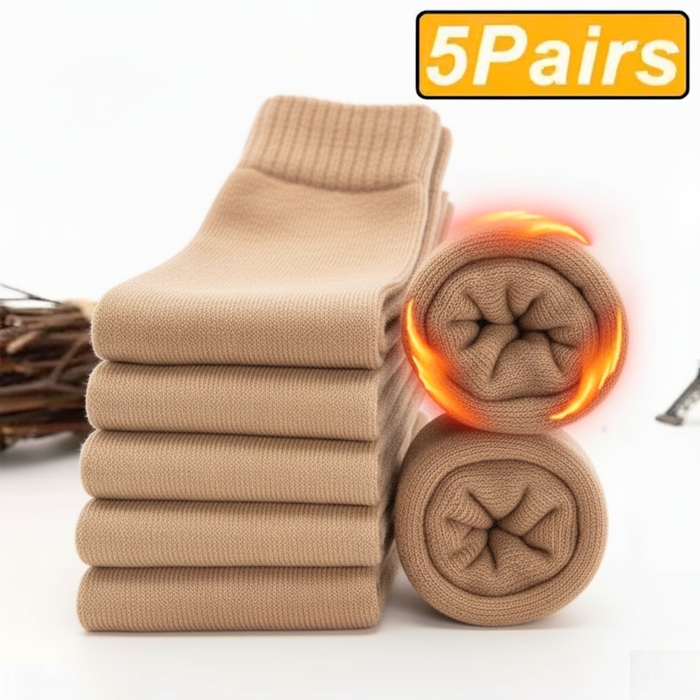 Slumblr® Wool Cashmere Socks Set (1 Pair)