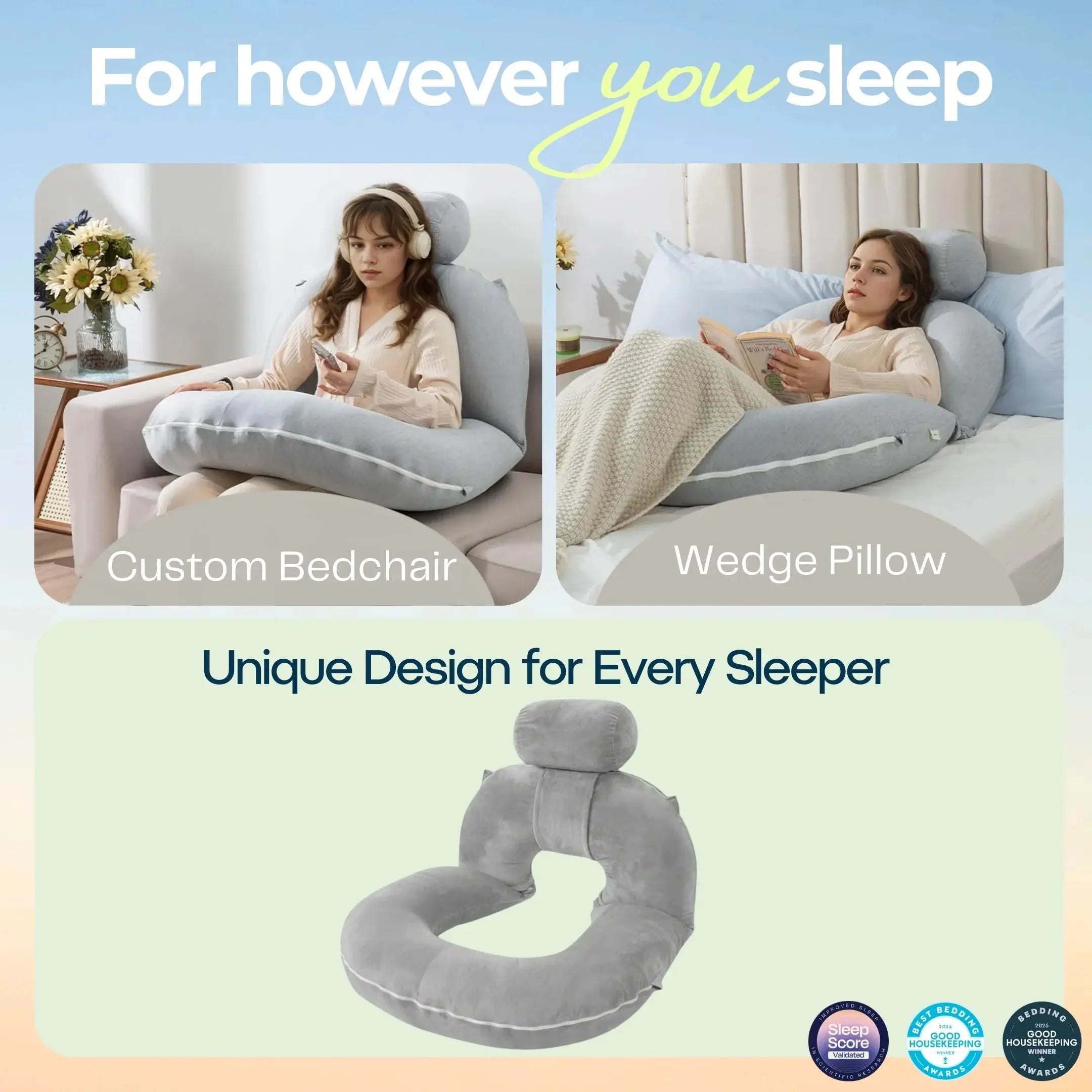 Slumblr® Reading Pillow Slumblr