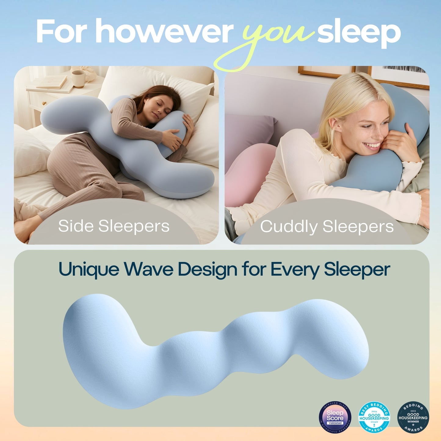 Slumblr® Dino Full Body Pillow 2.0