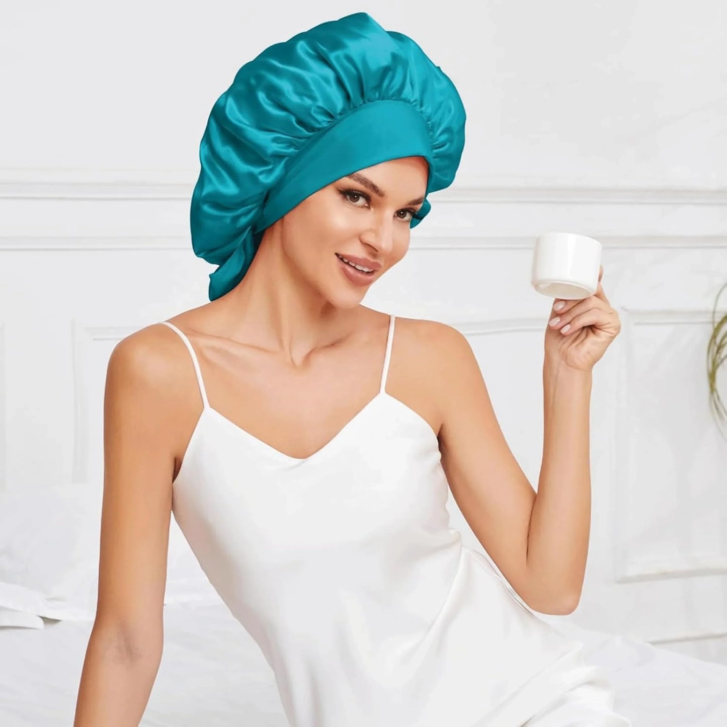 Slumblr® Satin Silk Sleep Bonnet