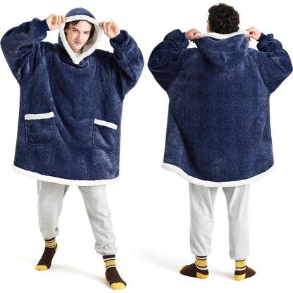Slumblr® Oversized Flannel Hoodie Blanket