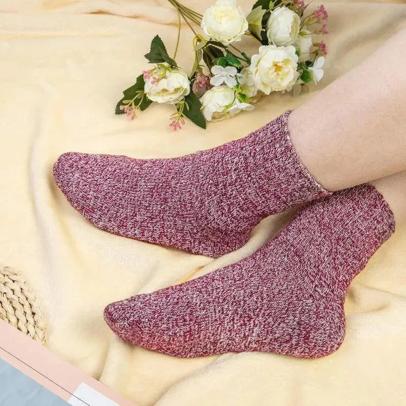 Slumblr® Wool Lined Winter Socks (5 Pairs) Slumblr