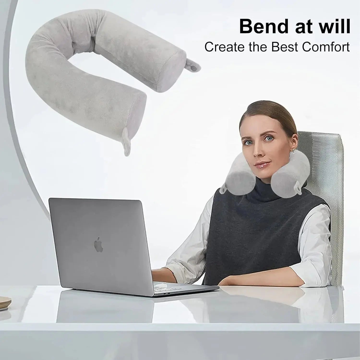 Slumblr® Bendable U-Shaped Travel Pillow Slumblr