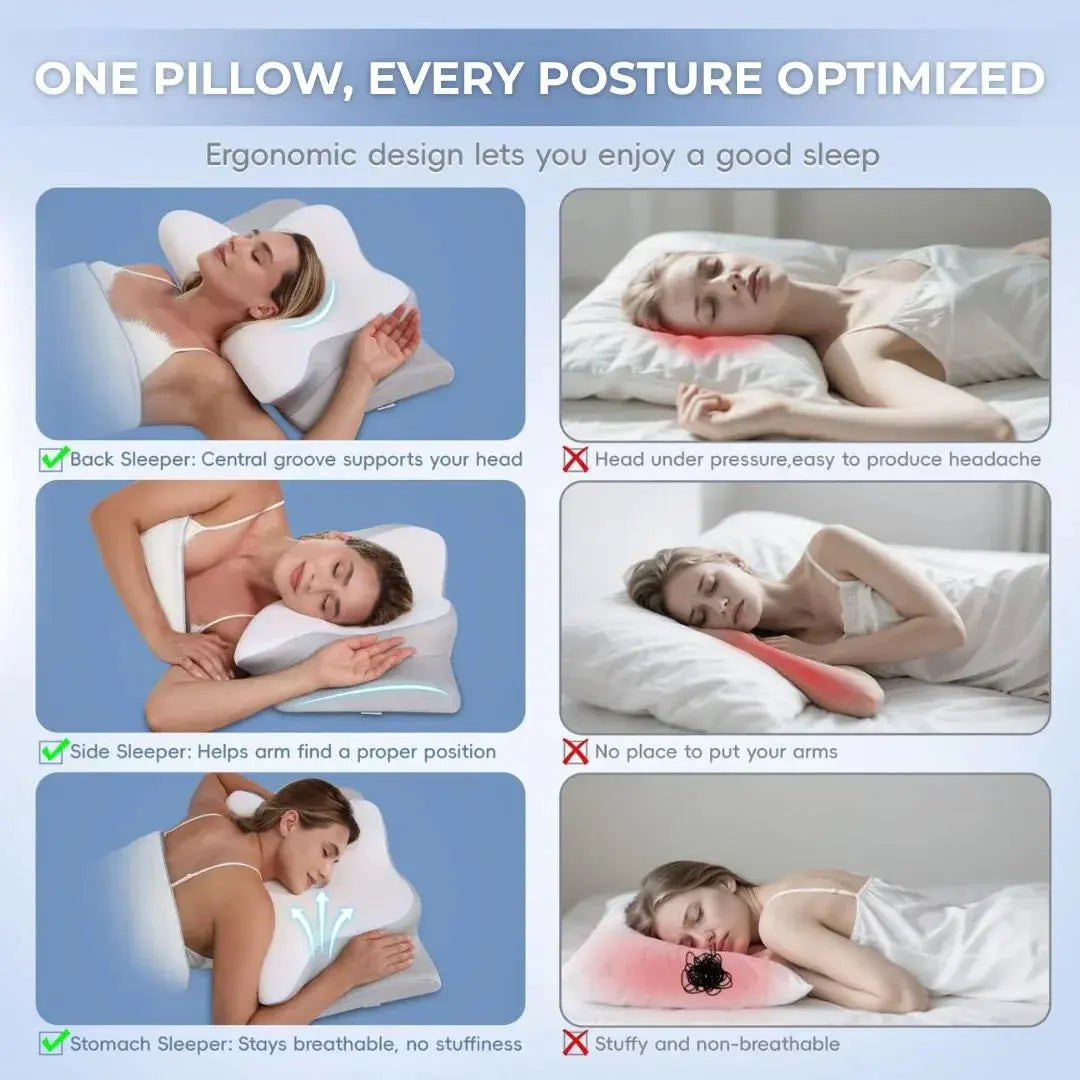 Slumblr® Contour Pillows 2.0: Elevated & Enhanced Thickness Slumblr