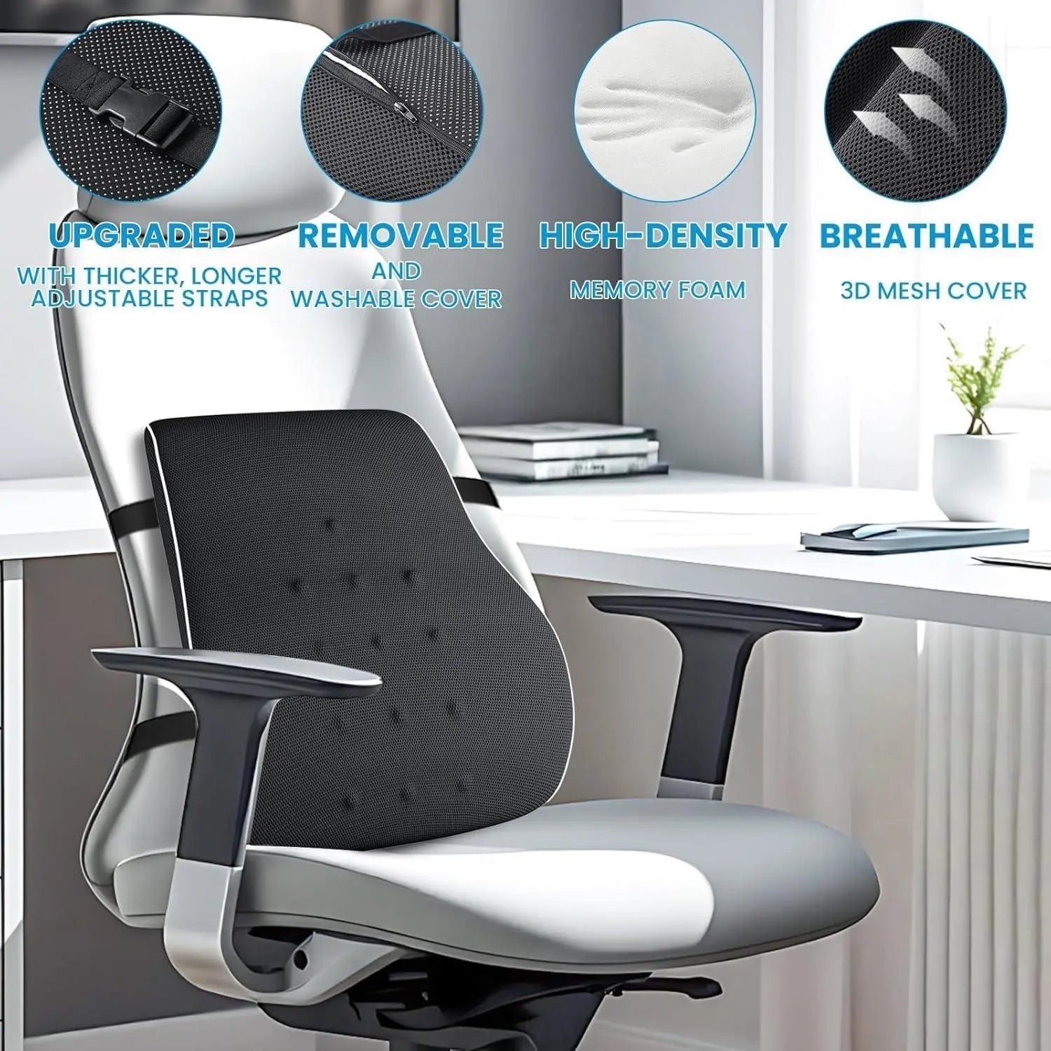 Slumblr® Lumbar Support Pillow for Back Pain Relief Slumblr