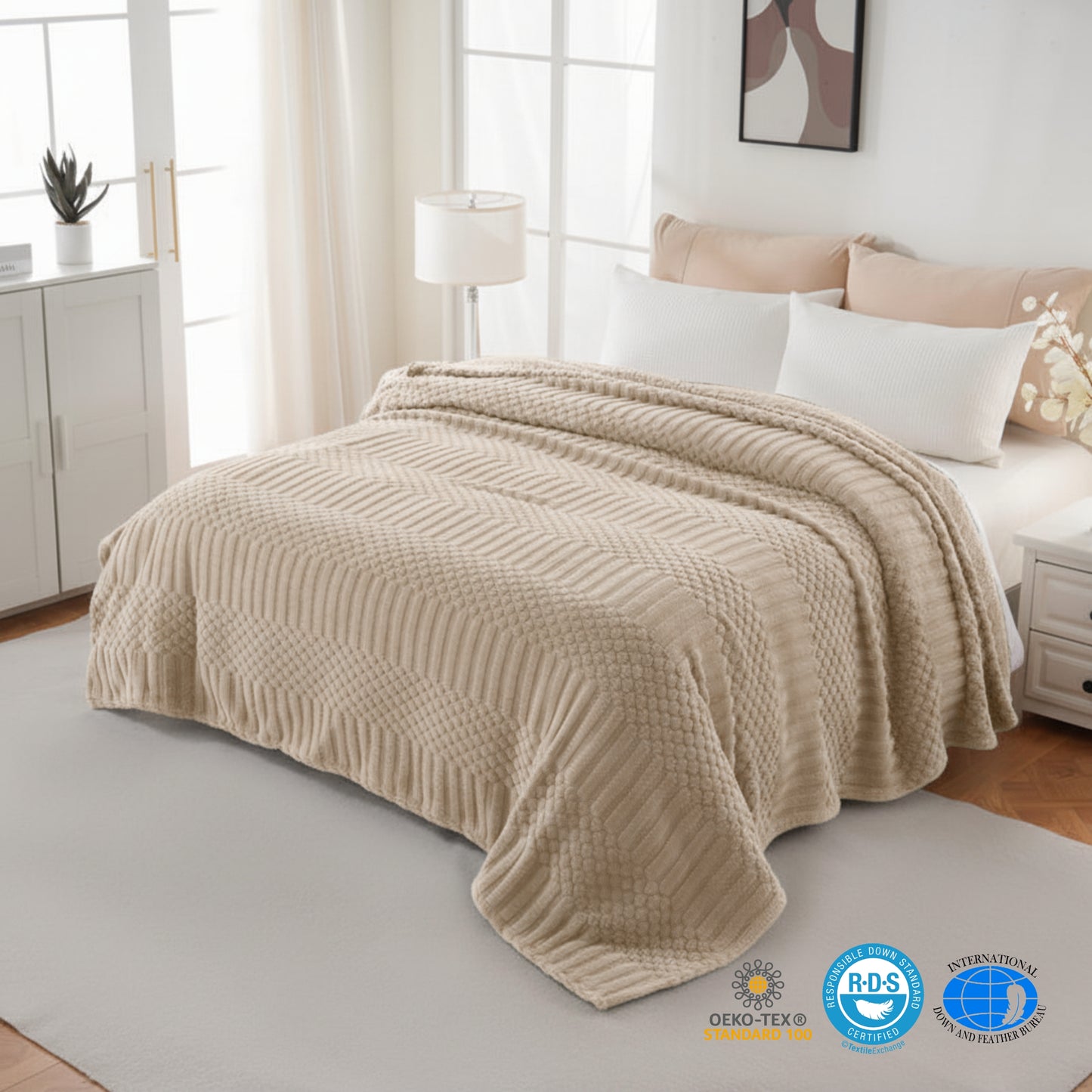 Slumblr® Fleece Throw Blanket for Couch