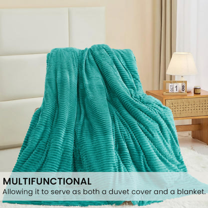 Slumblr® Winter Warm Fleece Bedding Set with Pillowcase