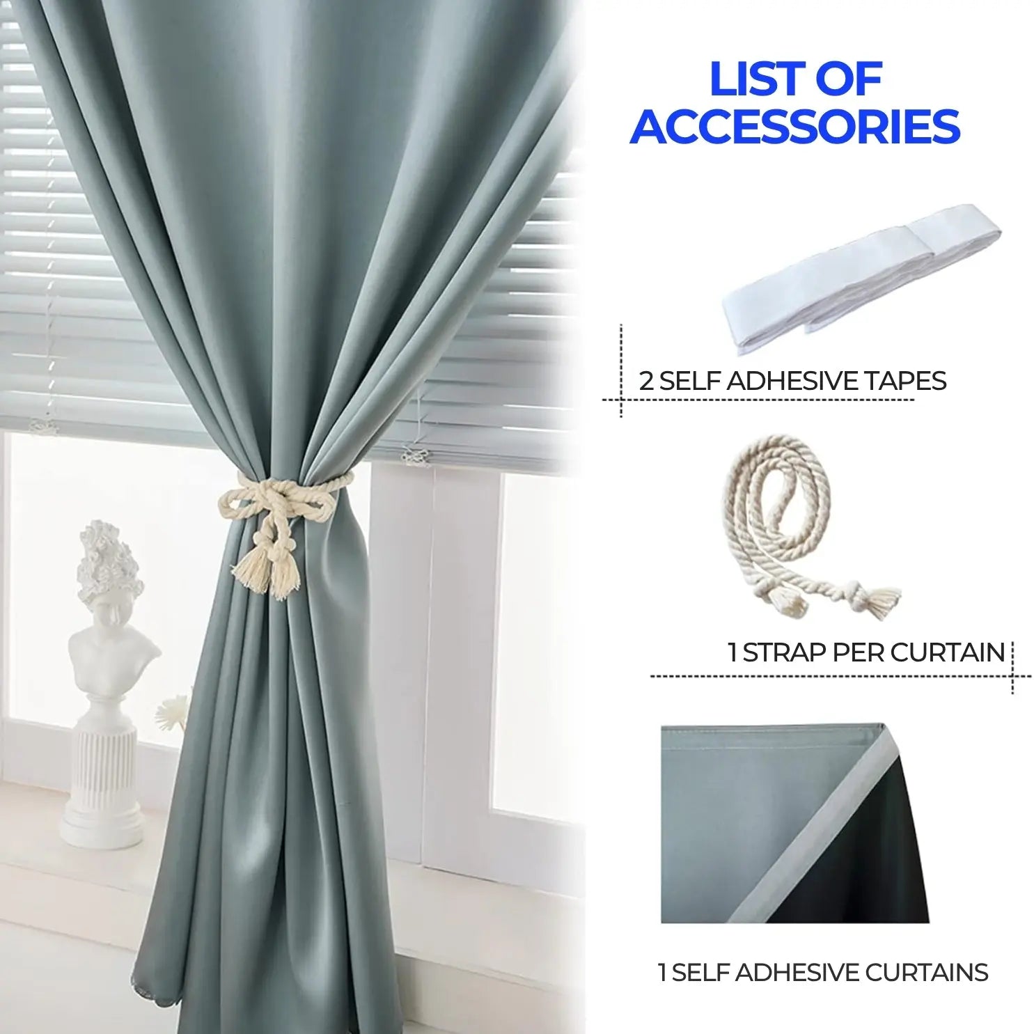 Slumblr® Portable Blackout Sunshade Curtains Slumblr