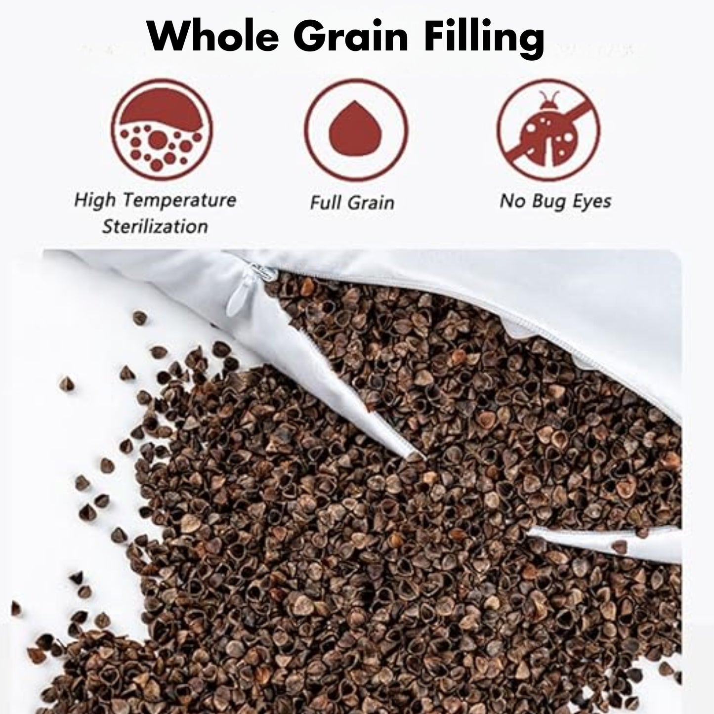 Slumblr® Buckwheat Support Travel Pillow