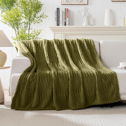 Slumblr® Soft Throw Blanket for Couch or Bed – Lightweight Fleece Boho Blanket