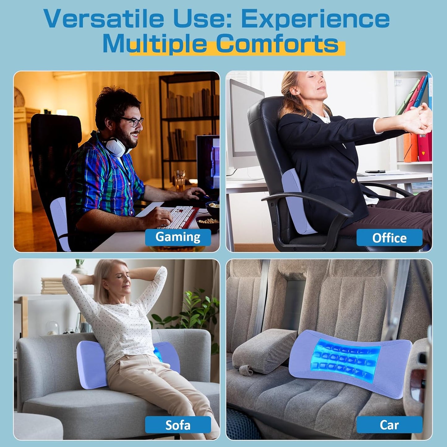 Slumblr® Ergonomic Lumbar Support Pillow